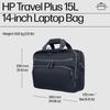 Travel Plus 14-16 Inch Laptop Shoulder Bag