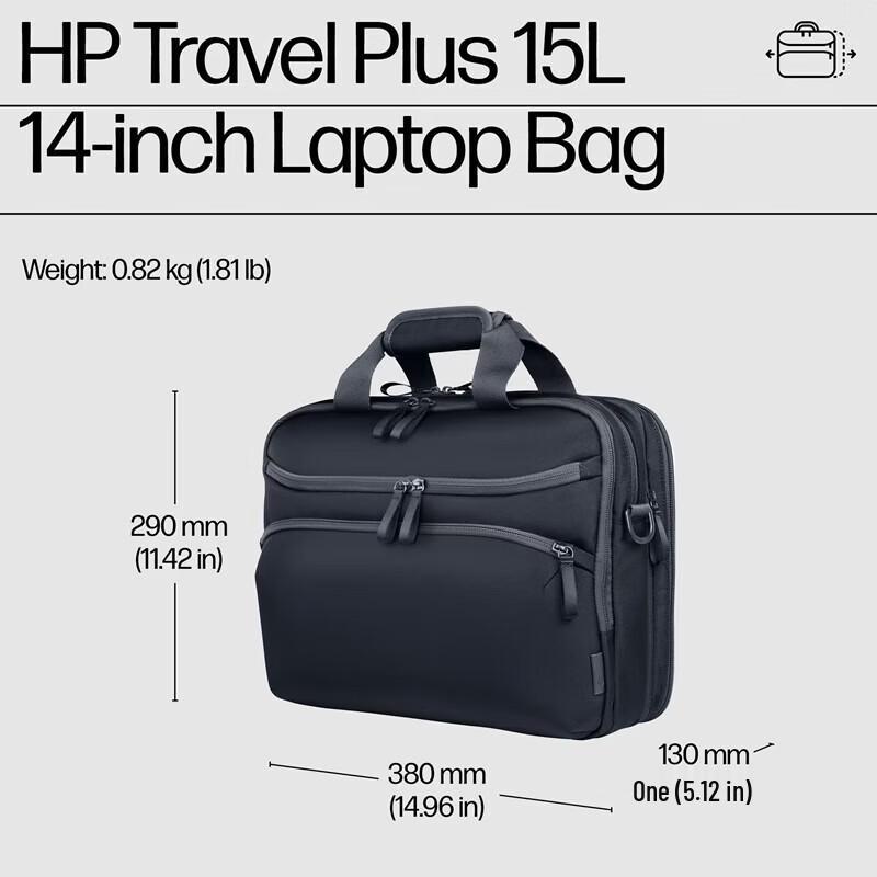 

HP Travel Plus 14-16 inch Laptop Shoulder Bag