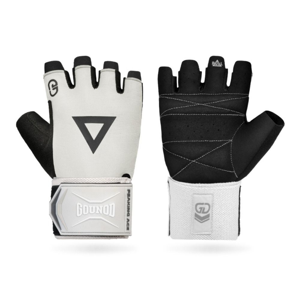 1 Pair Anti-Slip Cycling Gloves Shockproof Half Finger Gloves Sports Gloves Fitness Gloves Cycling