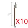 MOC Medieval Building Blocks Character Parts Model Toy Castle Knight Soldier Sword Bow Armor Shield Spear Piercing Parts Bricks