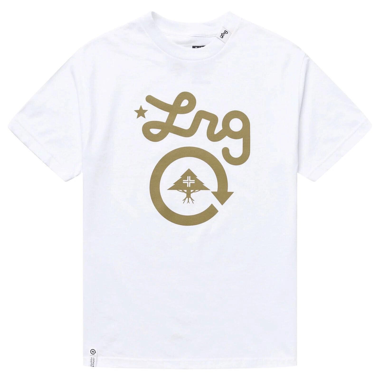 

Lifted Reseach Group Mens LRG Cycle Logo White & Sage Shirt NWT Small M