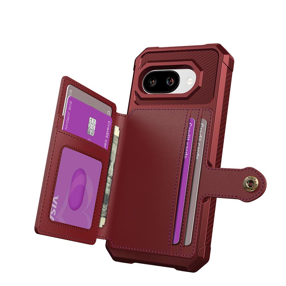 Wallet Case Card Holder Slot with Magnetic Car Mount Function Phone Case for Google Pixel 7 8 9 Pro XL 9A 8A 7A Leather Cover