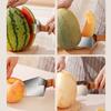 Watermelon Slicer Cutter Stainless Steel Fruit Salad Melon Cutter Fruit Slicer Melon Cutting Tool Easy To Clean
