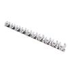 10 PCS 3 8 Inch Metric Crowsfoot Wrench Set Crows Foot Wrench Head Set with Clip On Organizer 10 11 13 14 15 16 17 18
