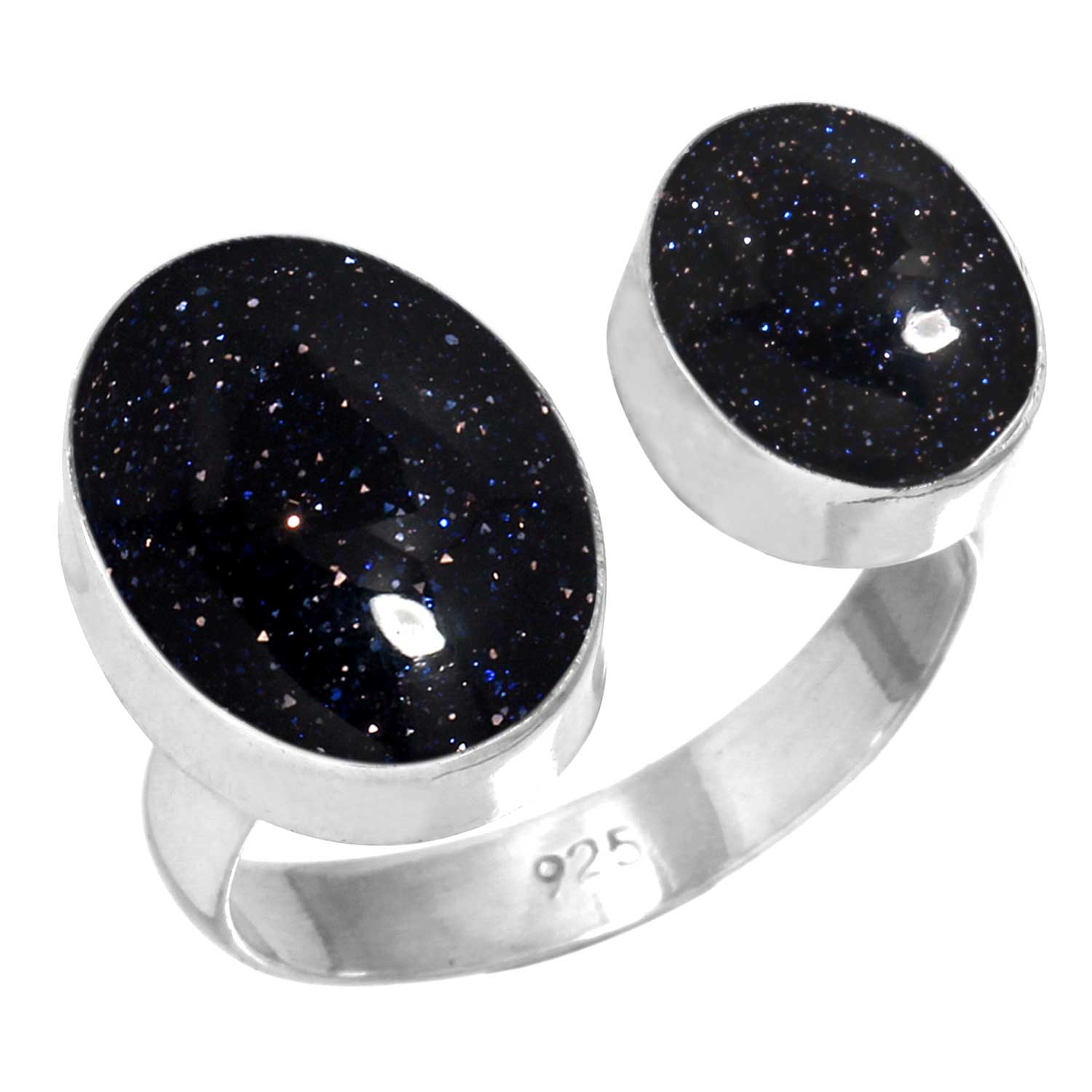 

Кольцо из стерлингового серебра 925 пробы с драгоценными камнями, ювелирные изделия ручной работы, рождественский подарок, аквамариновый халцедон, ракушка-ушка, синий солнечный камень, лабрадорит, пренит 11.5