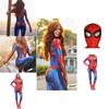 Fantasia Cosplay do Homem-Aranha Sexy Macacão Para Mulheres Roupa de Festa de Halloween