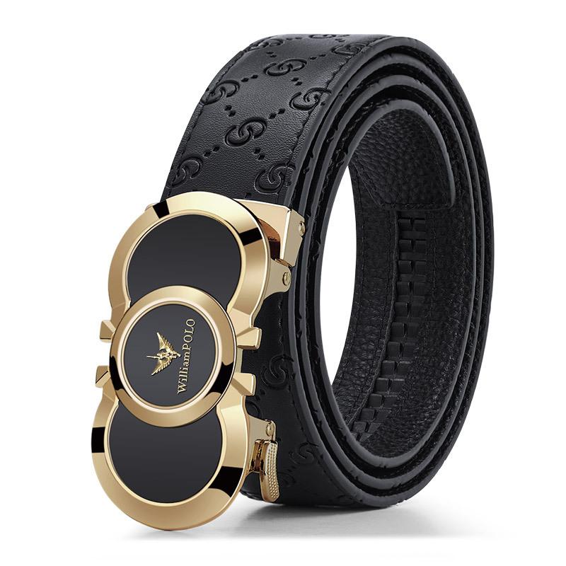 

Брендовый мужской ремень, Ремень высокого класса, Ремень с тиснением, Кожаный корпус, Ремень из коровьей кожи, Модный ремень 105cm