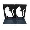 Tree Shadow Skull Metal Bookends - Student Reading Supplies, Retro Hollow Design