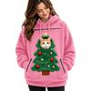 Unisex Long Sleeve Pet Dog Pocket Sweatshirt Hoodie, Loose Casual Warm Pullover