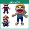Grappige Cartoon Open Mond Jongen Handpop Pluche Speelgoed Voor Ouder-kind Interactie En Vroege Educatie Cadeau Karakters)