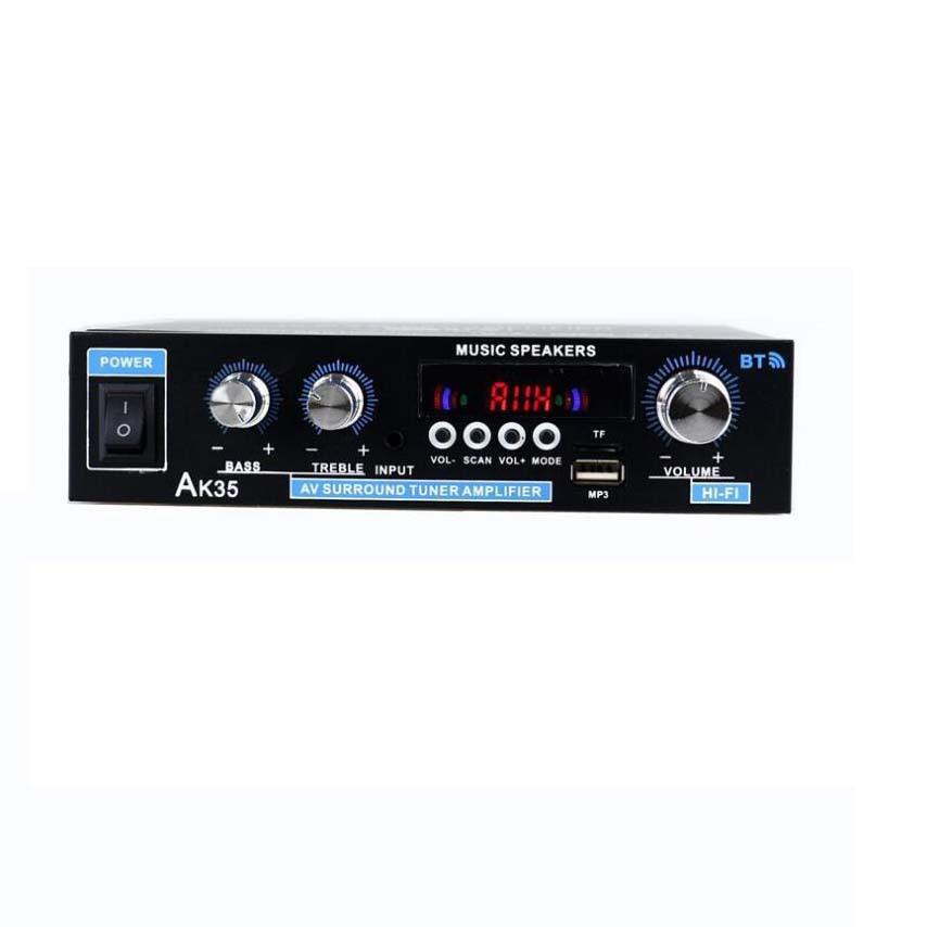AK35 Bluetooth USB Dual-Channel Power Amplifier for Car and Home