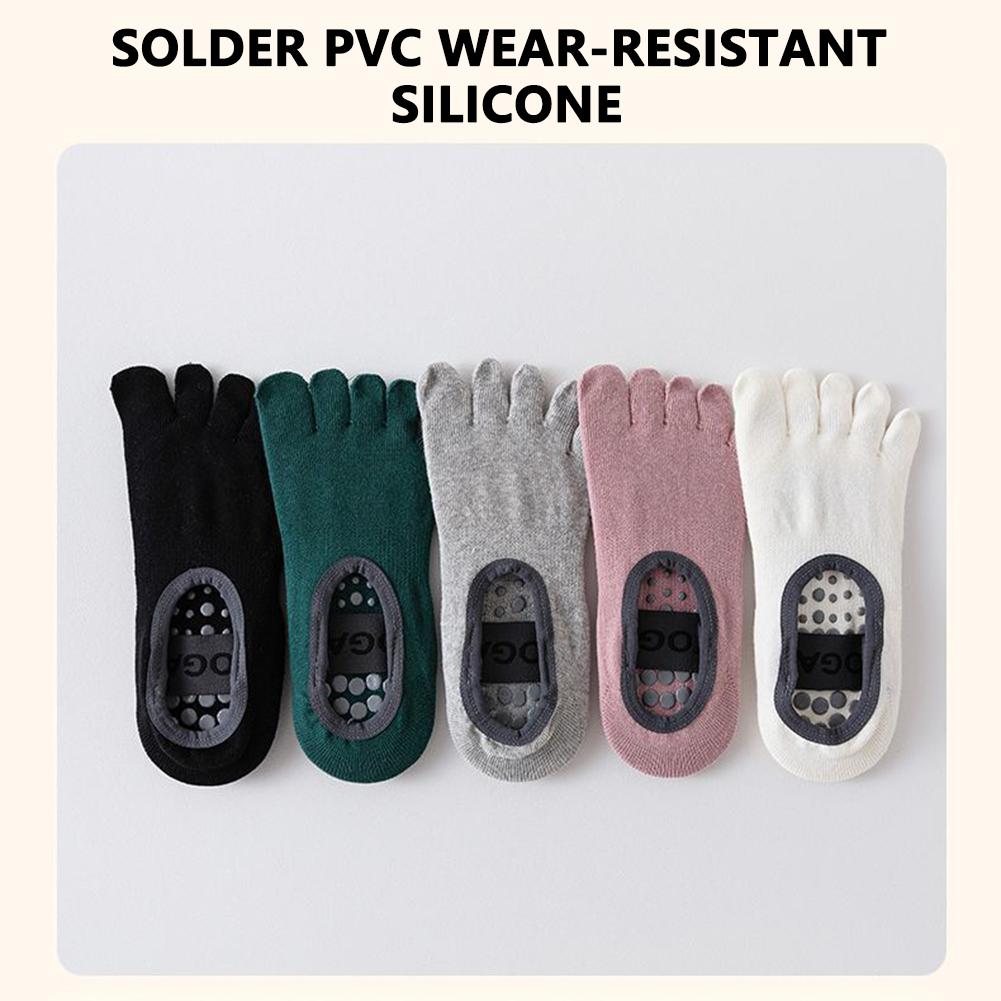 Damen Five-Finger Yoga-Socken Anti-Rutsch Ballettsocken Elastisches Fußgewölbe-Stützband Sorgt für einen sicheren Halt und verhindert ein Abrutschen