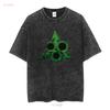 Nurgle Symbol Classic Logo T Shirt Funny Mens Vintage Washed Homme Soft Streetwear Slightly Stretched Graphic Versatile Unisex