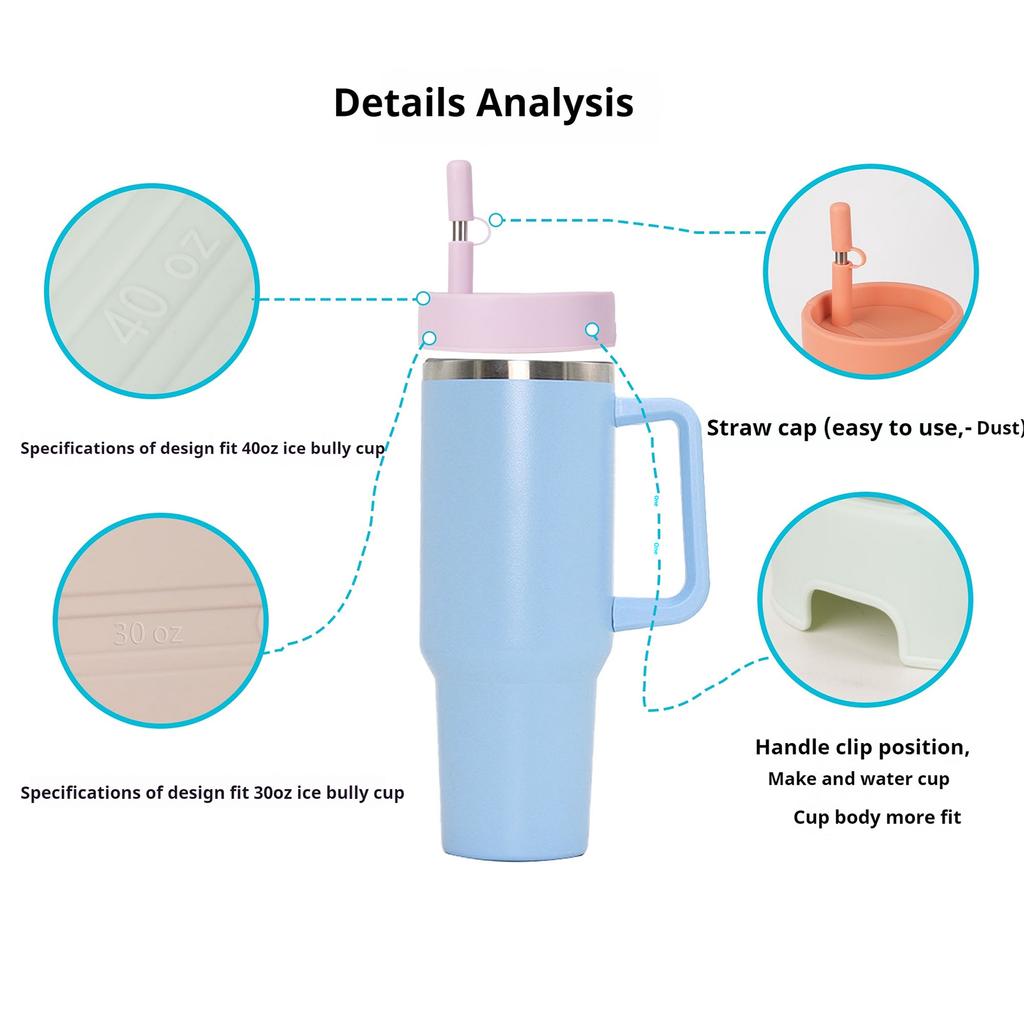 Silicone Lid Replacement for Water Bottles Leak Proof Seal Durable Flexible Material Fits Standard Bottle Openings Easy to Clean and Reusable