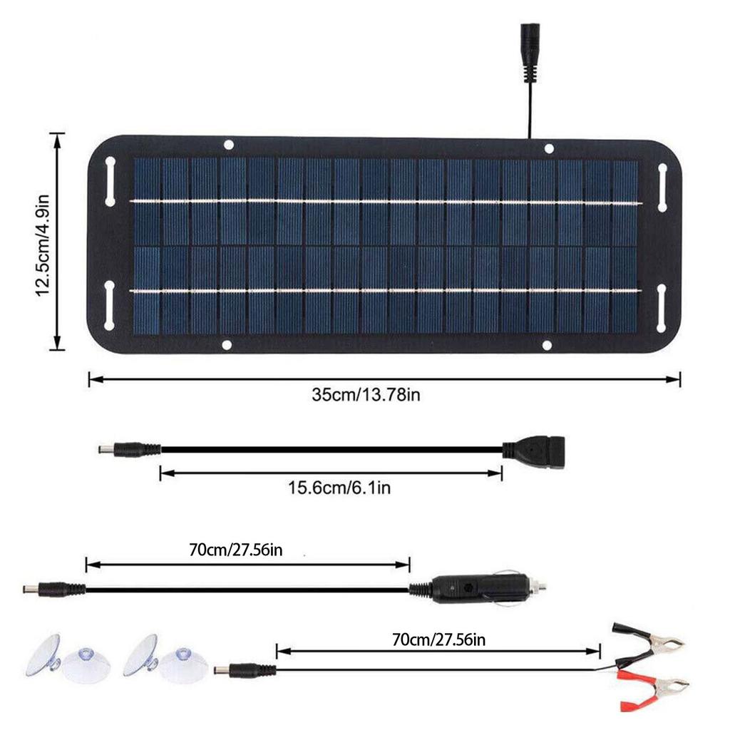 Foldable Sun Power Pack Strong Waterproof Monocrystalline Solar Charging System Ideal For Backpacking Trip Travel