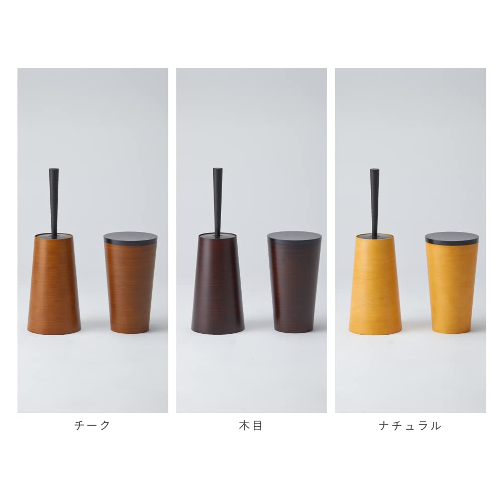 Fujiei Dusper Style Toilet X and This Toilet Brush Is Perfect for Any Crafted by Japanese It Features a Woodgrain Finish and a Design That Blends