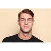 Full Rim Square Brown Rose Gold Smartbuy Collection Nielsen Mtr 94c Fashion Unisex Eyeglasses