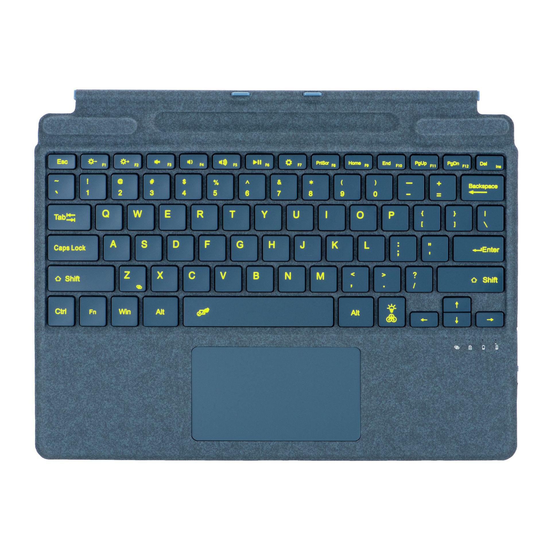 

Bluetooth Touch Keyboard for Microsoft Surface Pro 8/9/X/11, 13-inch Pro 8/9/10/11/X with Backlight