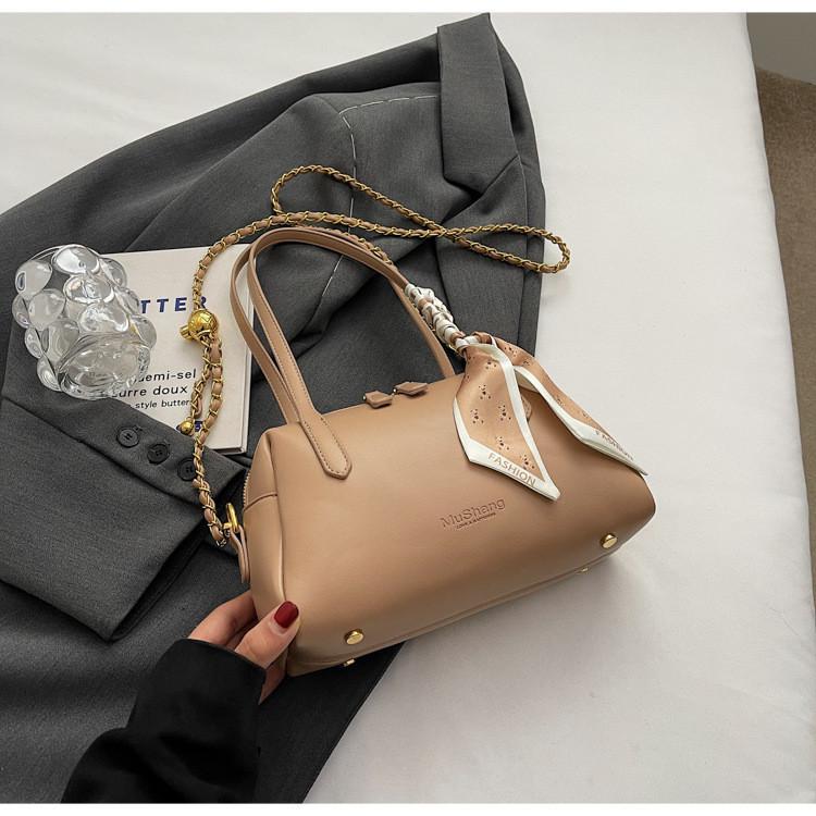 IELGY Retro Premium Underarm Bag, Solid Color Simple Fashion Chain Crossbody Shoulder Bag