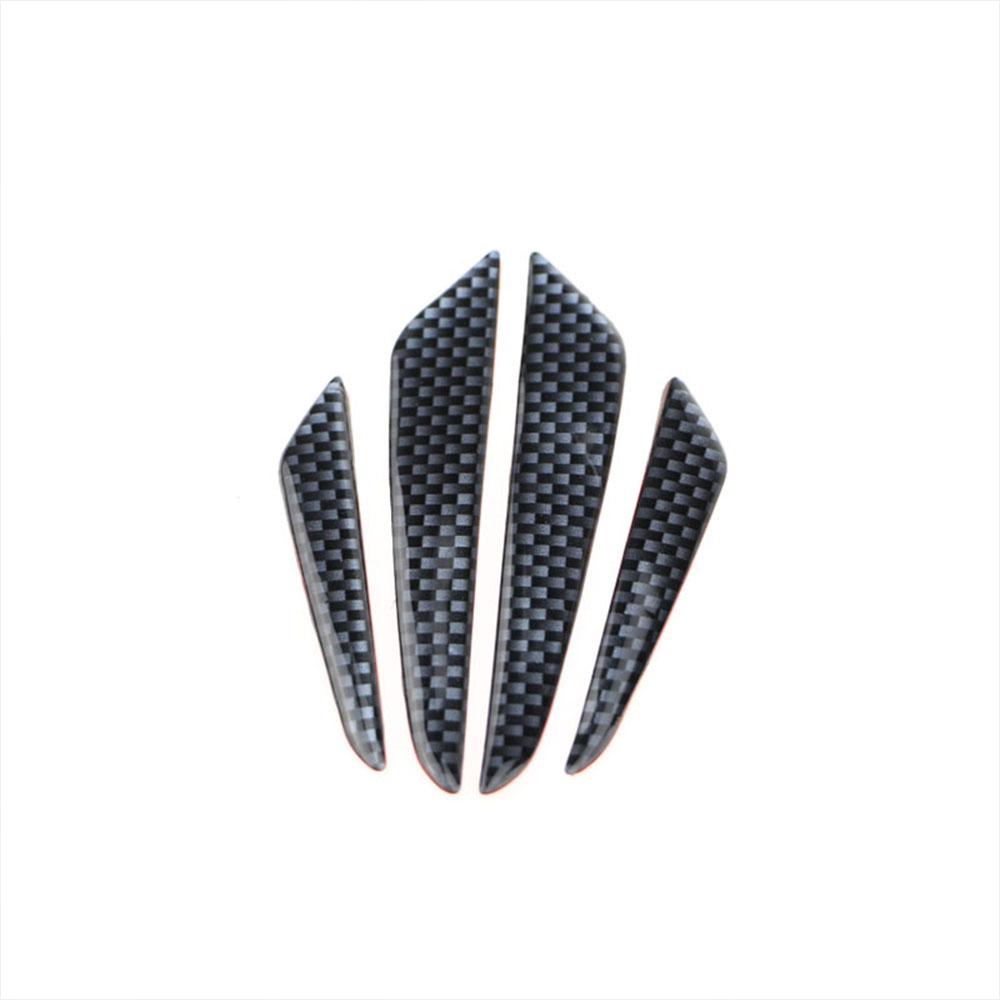 

4Pcs Universal Door Impact Strip Stickers Rearview Mirror Guard Corner Thickened Anti-scratch Protector Exterior Accessories
