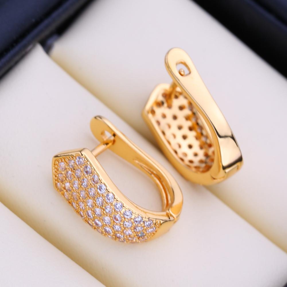 Orecchini a lobo per donna Moda Lusso Zirconia Cubica Orecchini pendenti