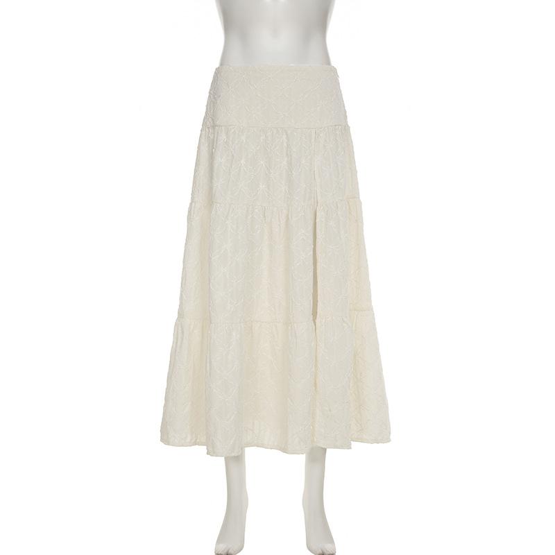 Women's Jacquard High Slit Hottie Sexy Low Waist Skinny Holiday  Skirt