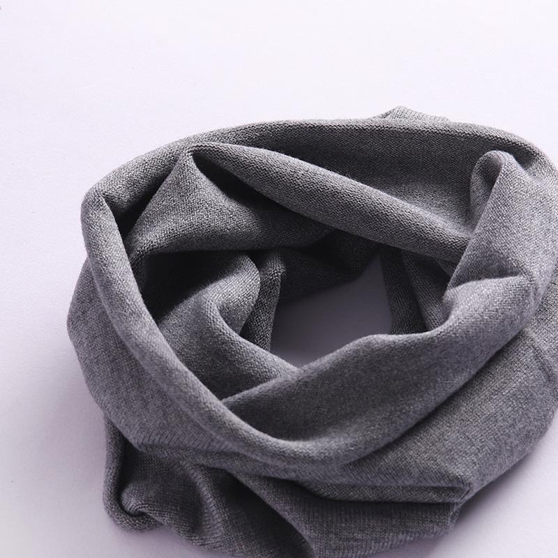 Unisex Strick-Nackenschal Snood Pullover für Frühling & Herbst - Einfarbige, Kälteschutz, Vielseitig