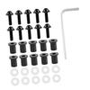 10pcs Motorcycle Windshield Bolts Nut Washers Universal Motorbike Fairing Mounting Kit
