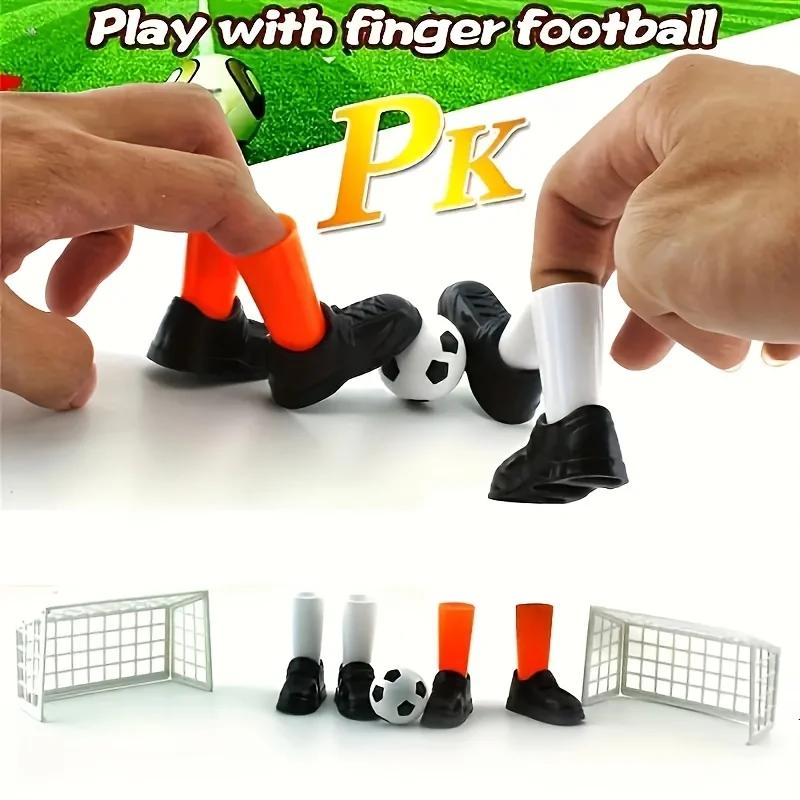Interaktives Fingerspitzen-Fußballset, Desktop-Fingerfußball-Sportwettkampf für Jugendliche, Brettspiel für Eltern und Jugendliche