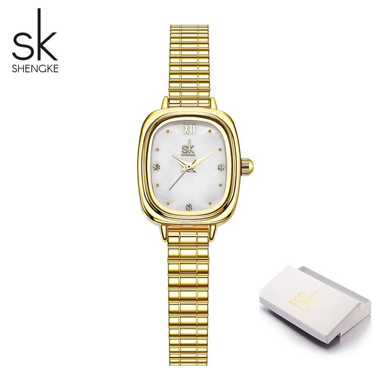 SHENGKE Ceasuri de Mână Elegante de Damă cu Cuarț la Modă, Ceasuri de Mână de Damă de Marcă de Top, Vânzări Fierbinți, Cadouri de Top pentru Femei, Ceas pentru Soție, Familie