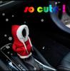 Christmas Car Gear Shift Sweater Cover: Warm, Dustproof, Festive Interior Decoration