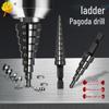 3-Piece Hex Shank Straight Flute Step Drill Set: Bearing Steel Conical Drill Hole Opener (Sizes 3-12, 4-12, 4-20).