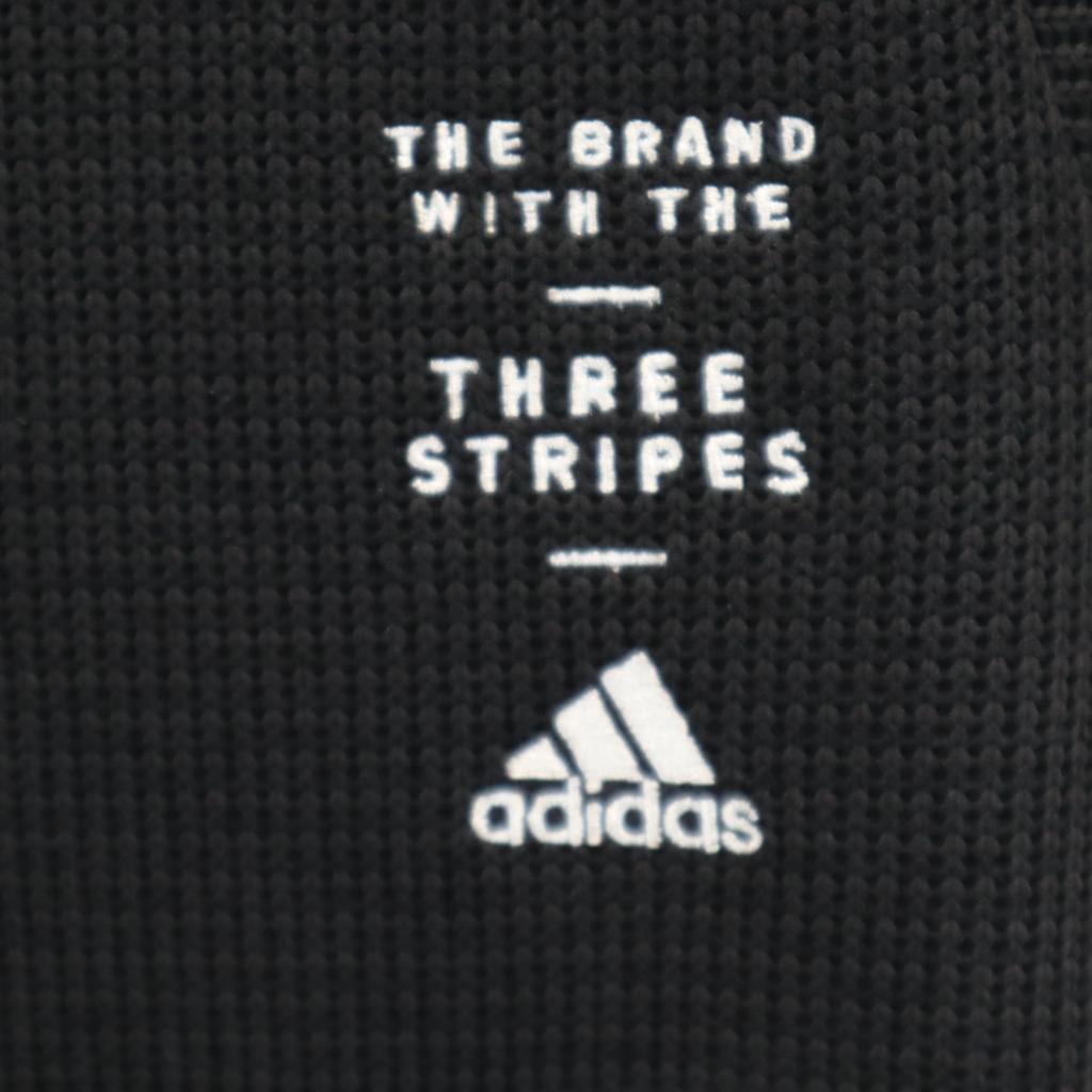 adidas Knit Bomber Jacket M black Men's Used