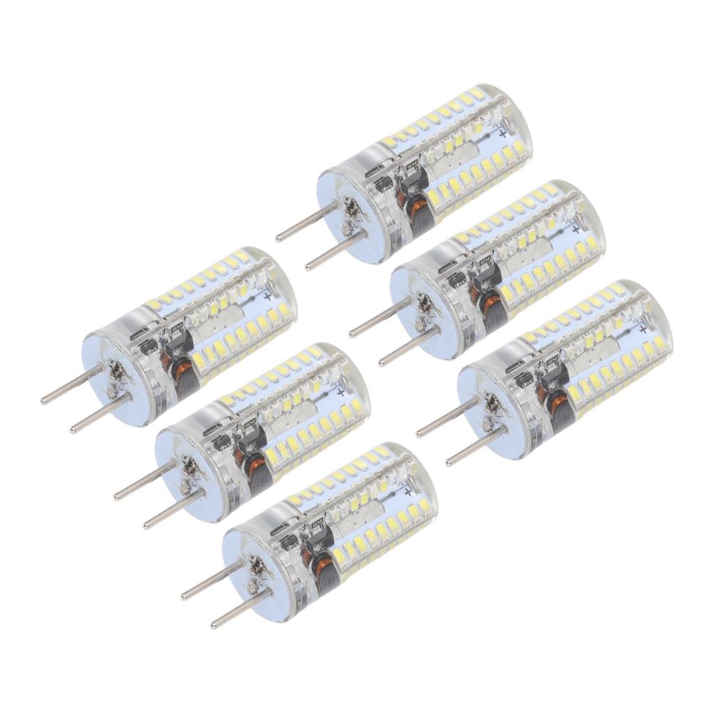 6 ks LED žárovek GY6.35 5W AC 12V Teplá bílá 2700 až 3000K Bílá 6000 až 6500K 500LM 72LED Světlo
