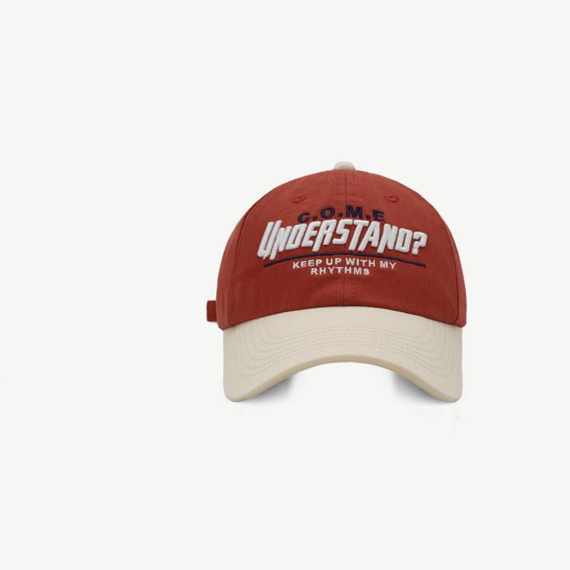 Cap Baseball Soft Top Peaked Hat Unoerstano Letter Pattern Uv Gift Protection