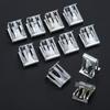 15Pcs Car Dashboards DVD CD Panel Interior Trim Plate Fixed Iron Clip For Ford Focus 2 1 Fiesta Mondeo 4 3 Transit Fusion Ranger Mustang KA S-max