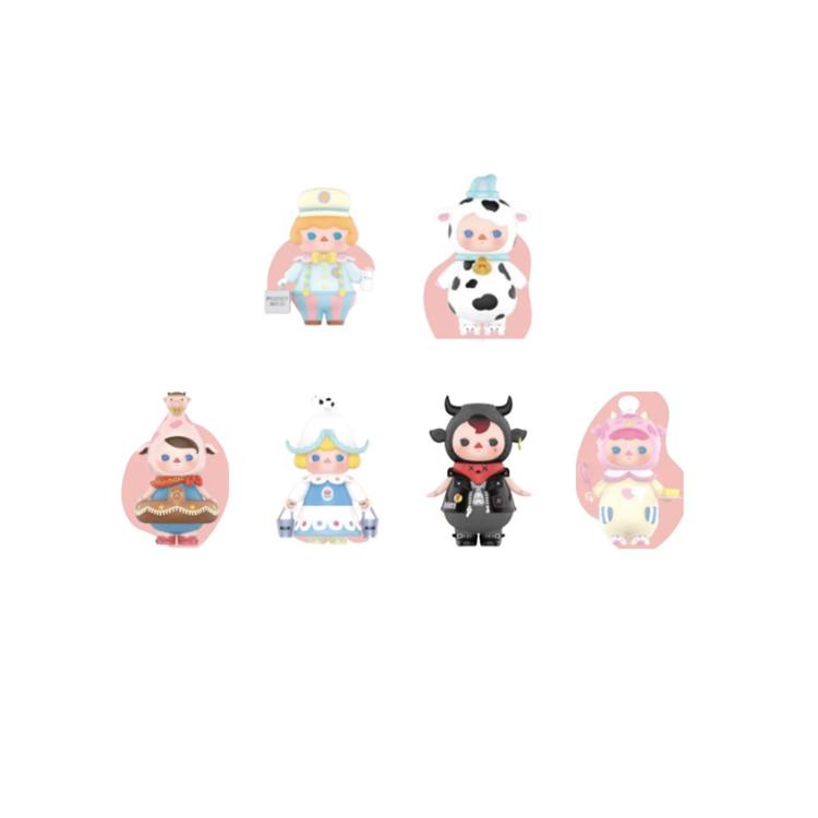 New POP MART Pucky Milk Baby Collection Mystery Boxes Single Mystery Box/Full Box 6 Pcs 6941448627760