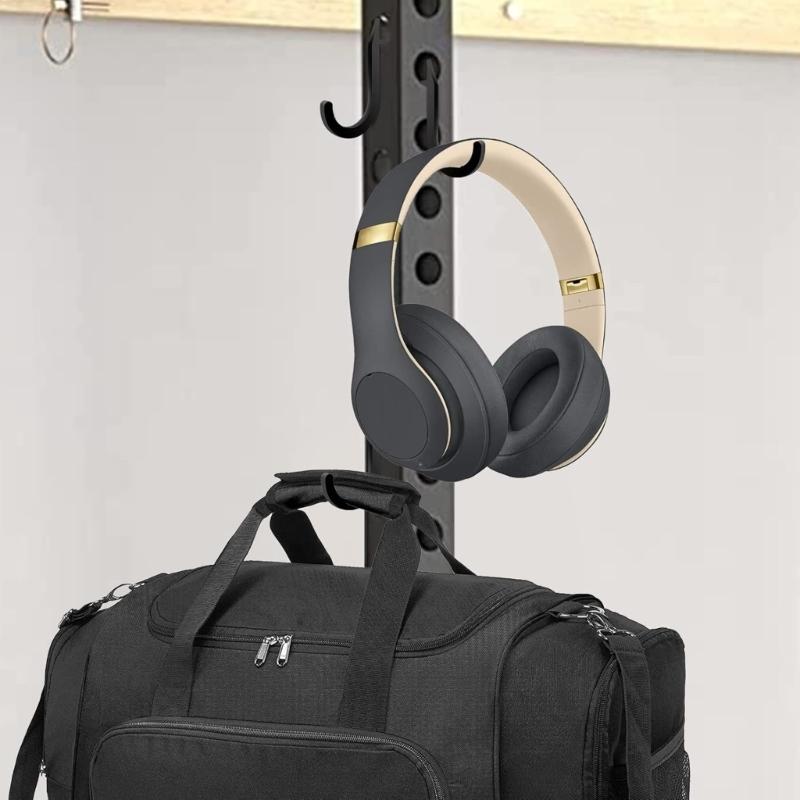 High Strengths J Hook For Power Rack 100kg Weight Capacity Without Tool Installation For Fitness Training Home Gym Use