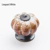 Ceramic Pumpkin Leopard Print Wardrobe and Cabinet Handle