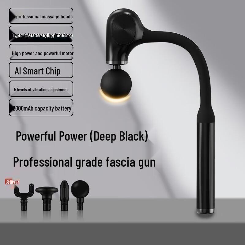 Enlong Bent-Head Fascia Massage Gun CN plug (adapter included)