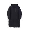 Essential Series Comfortable Warm Hooded Long Sleeve Down Jacket Unisex Outerwear Black K2CN44AA-09