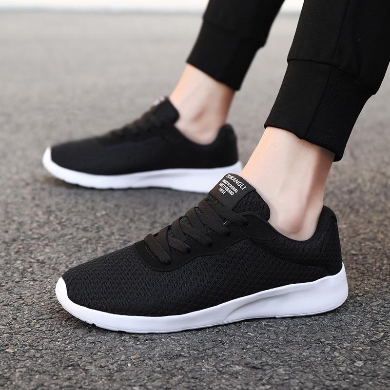 Light Breathable Sneakers Mesh Running Sports Shoes Women Men Casual Jogging Shoes Elastic Outdoor Walking Traveling Shoes