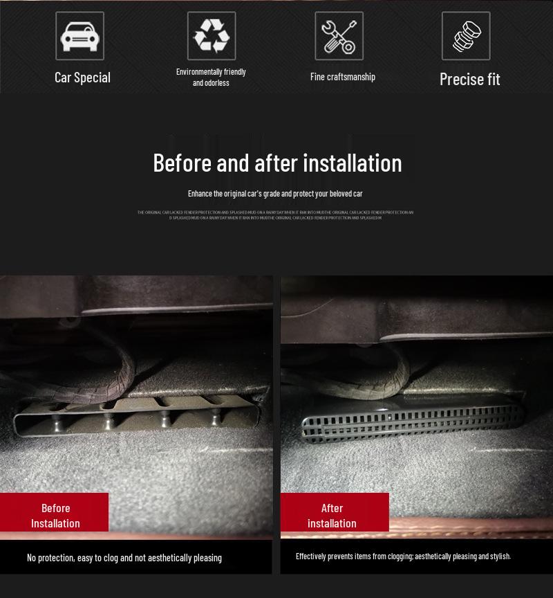 NIO ES8/ES6 Sitz-Luftauslass-Staubschutz für die Innenraummodifikation