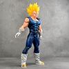 37cm Dragon Ball Majin Vegeta Scale Super Saiyan Statue Anime Action Figure Desktop Decor Collectible Toy GK 1/4 Round Sensory Compression Bouncy