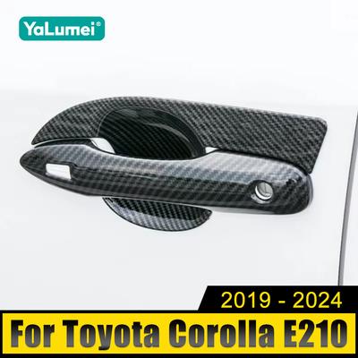 Per Toyota Corolla E210 2019 2020 2021 2022 2023 2024 Ibrida ABS Auto Esterno Maniglia Esterna Porta Ciotola Copertura Maniglia Esterna Modanature Adesivi