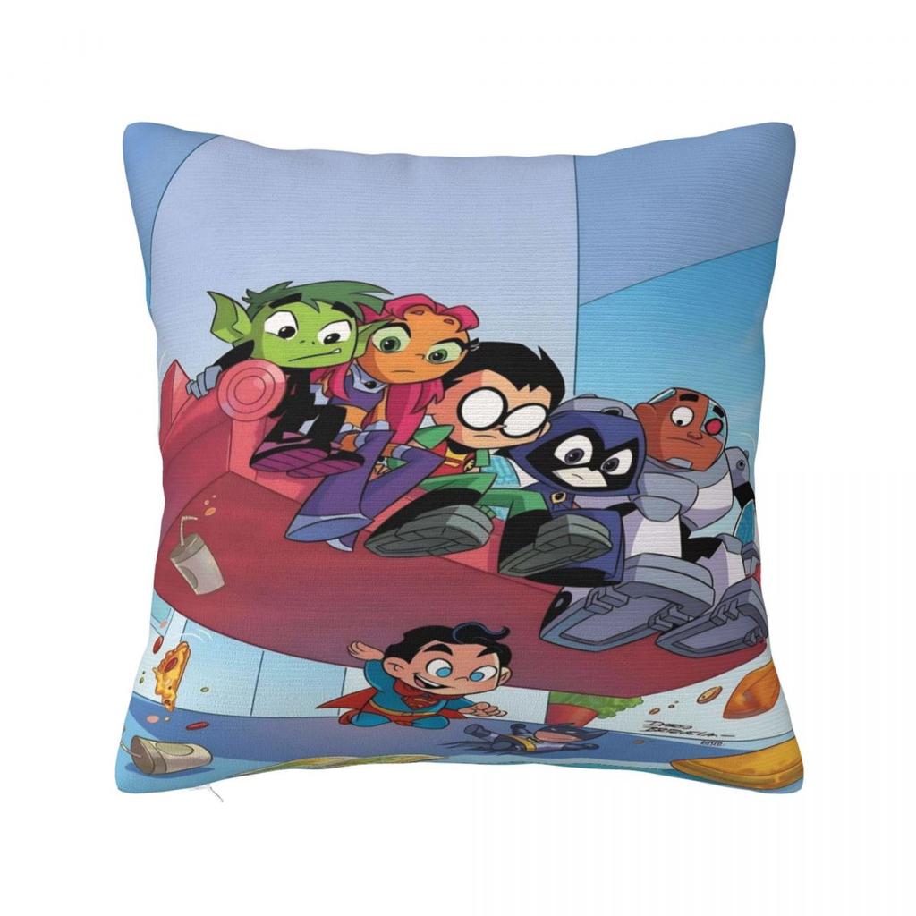 Pillow Cover Cartoon Go Custom DIY Cushion Cover T-Teen Fashion Pillow Case For Office Car Home Decorative Pillowcases