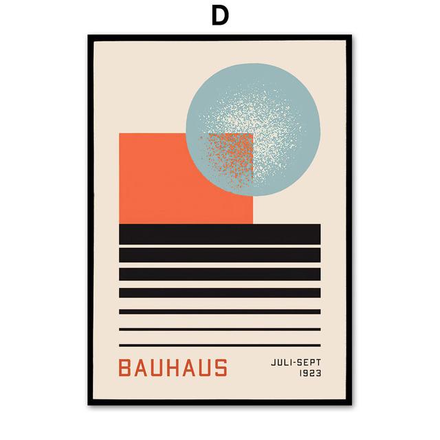 Bauhaus Abstract Of Eye Geometric Simple Modern Posters Prints Picture Canvas Art Wall Decoration Home Paintings For Living Room