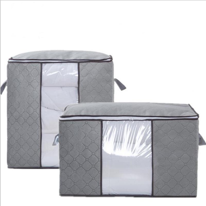 Non-Woven Quilt Storage Bag and Moving Packing Box for Home Organization