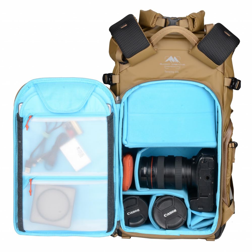 Summit Creative Tenzing Serie 30L Kapazität Kamera Wasserdicht Fotografie Bergsteigen Unisex Große Kapazität Outdoor-Fotografieausrüstung Rucksack
