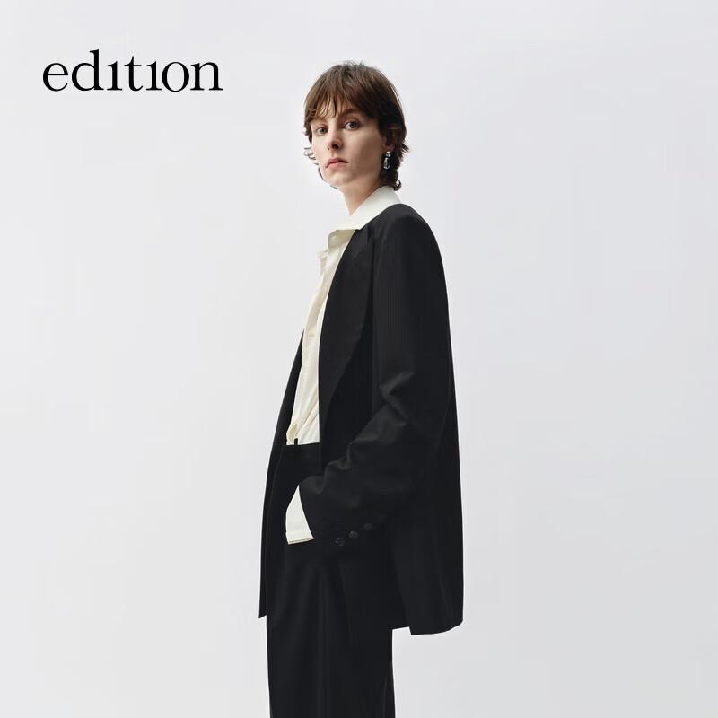 Edition 2025 Spring Striped Wool Blend Blazer